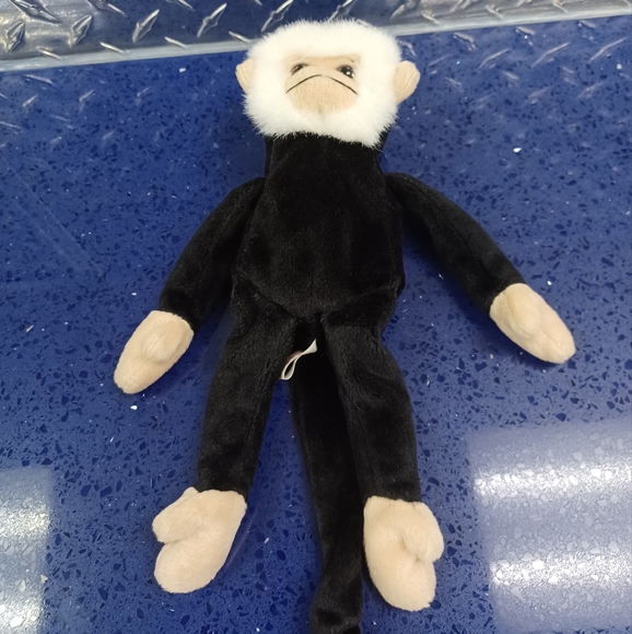 •TY 1999 MOOCH the MONKEY BEANIE BABY SITTING PLUSH - Picture 7 of 9